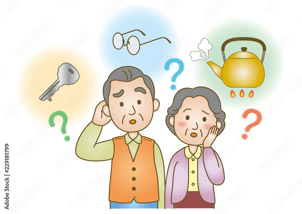 医療イラスト：認知症 Stock ベクター | Adobe Stock
