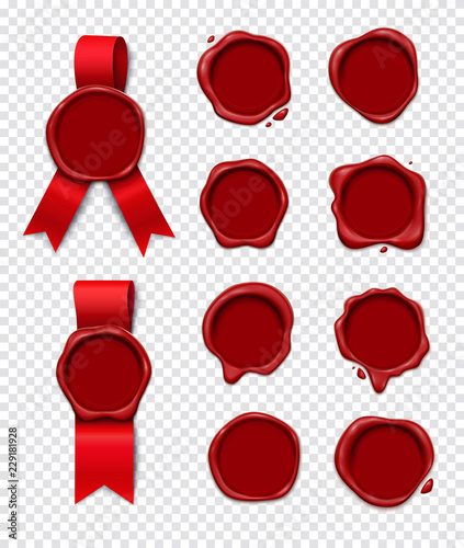 Wax Stamps Transparent Collection