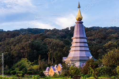 Phra Maha Chedi Doi Inthanon Chiang Mai Thailand photo