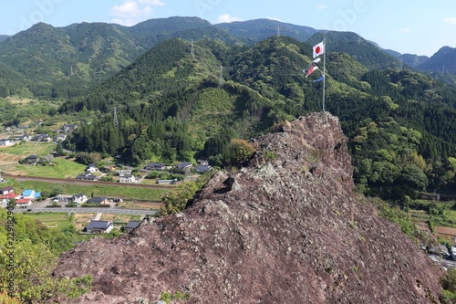 重盤岩からの眺め