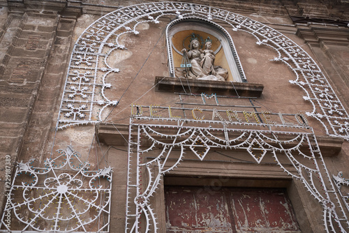 Palermo, Italy - September 07, 2018 : Carmine Maggiore church entrance photo