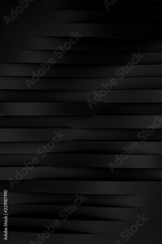 Abstract simple curve creative design. Smooth Shapes minimal concept background. 3d Rendering