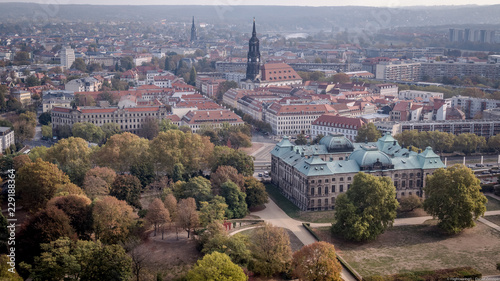 Dresden Neustadt Aerial Drone japanisches Palais