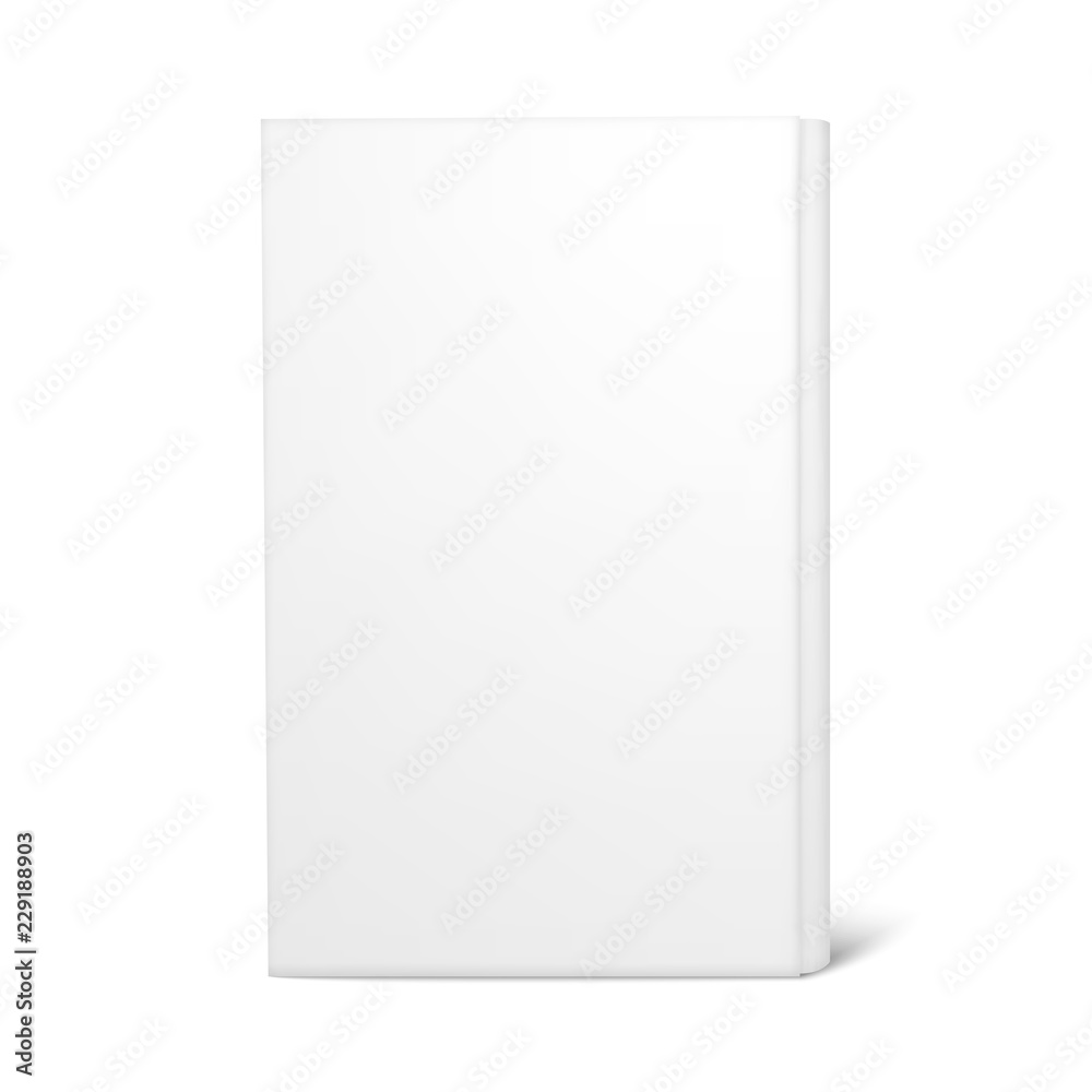 Mockup blank book, template for design. Vector illustartion
