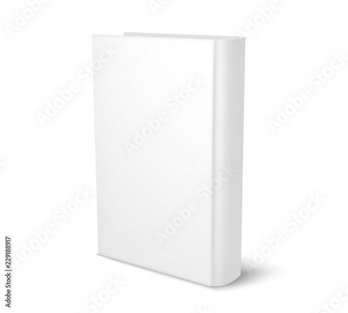 Mockup blank book, template for design. Vector illustartion