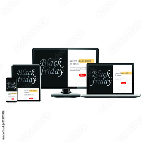 adaptive landing page, black friday