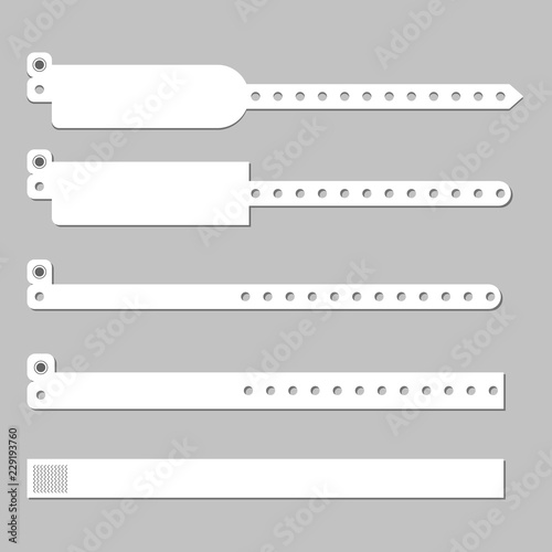 Wristband bracelet vector template