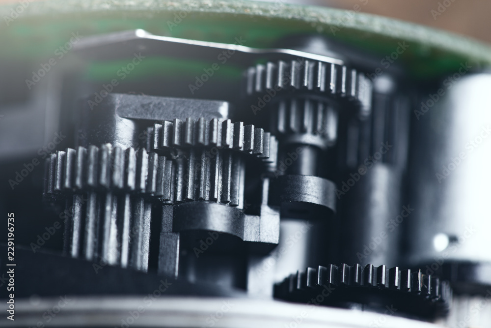 engine gear wheels, industrial background engine gear wheels, industrial background
