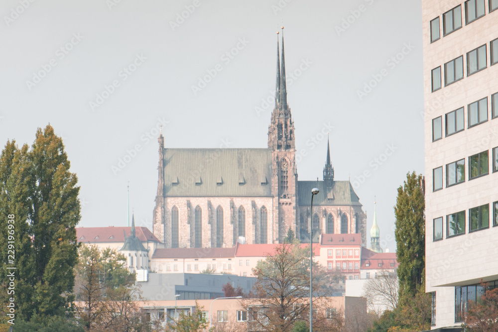 Fototapeta premium Brno Styrice - autumn, Czech Republic, Europe