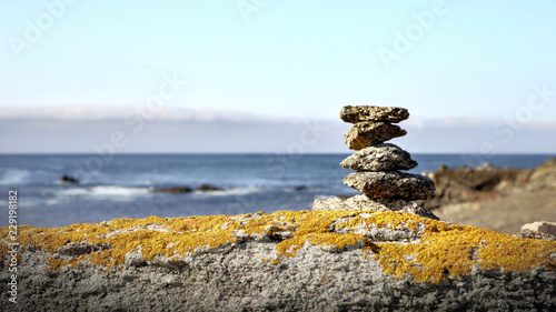 Rock stacking