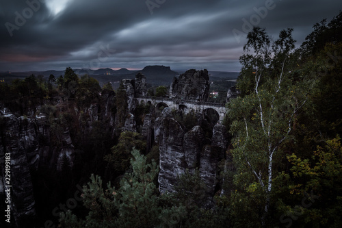 Elbsanstein Gebierge in der Sächsischen Schweiz