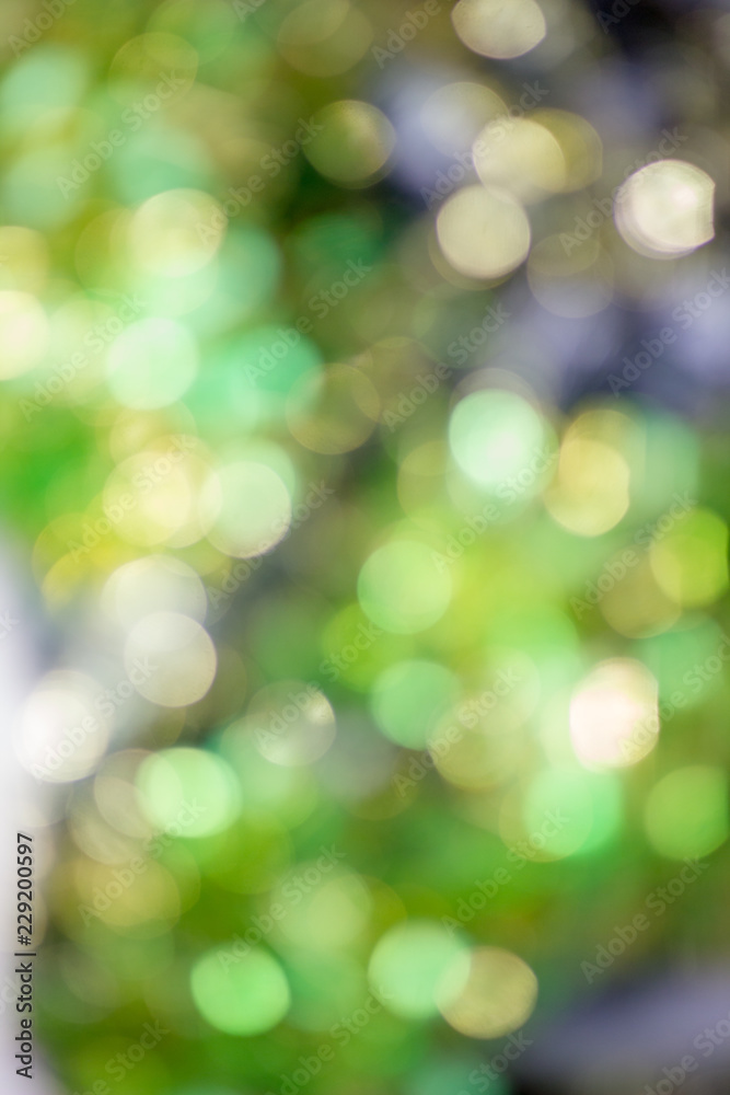 Blured chrismas background. Green glitter shiny bokeh Blured chrismas background. Green glitter shiny bokeh