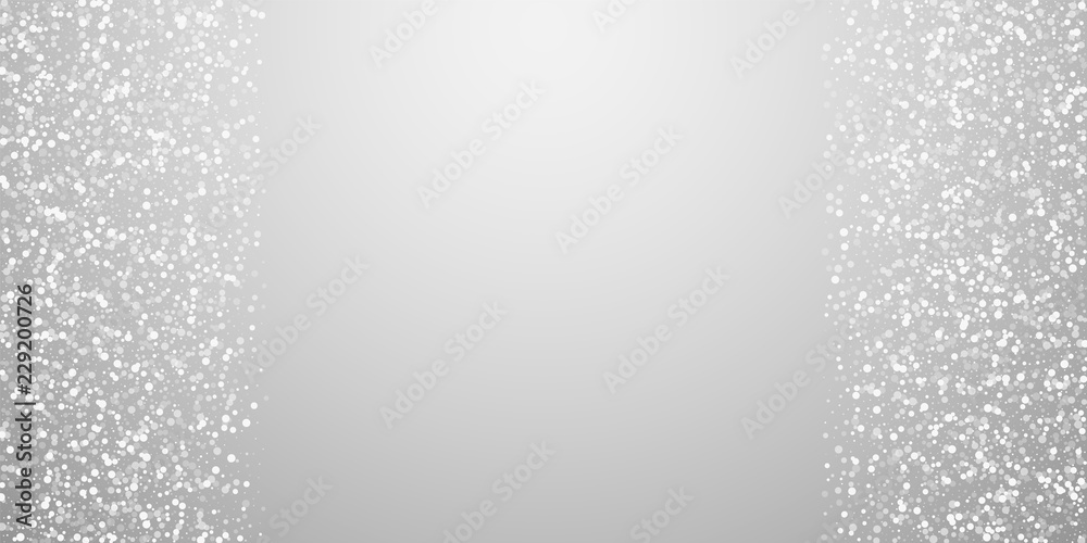 Random white dots Christmas background. Subtle fly Random white dots Christmas background. Subtle fly