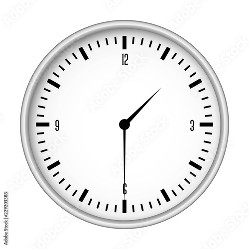 Clock template vector