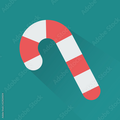 Silhouette icon christmas candy