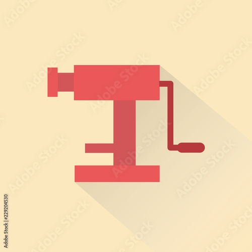 Silhouette icon meat grinder