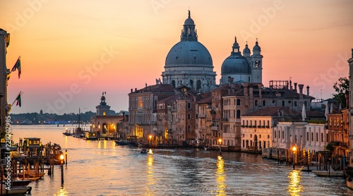 Italy beauty, cathedral Santa Maria della Salute in Venice , Venezia © radko68