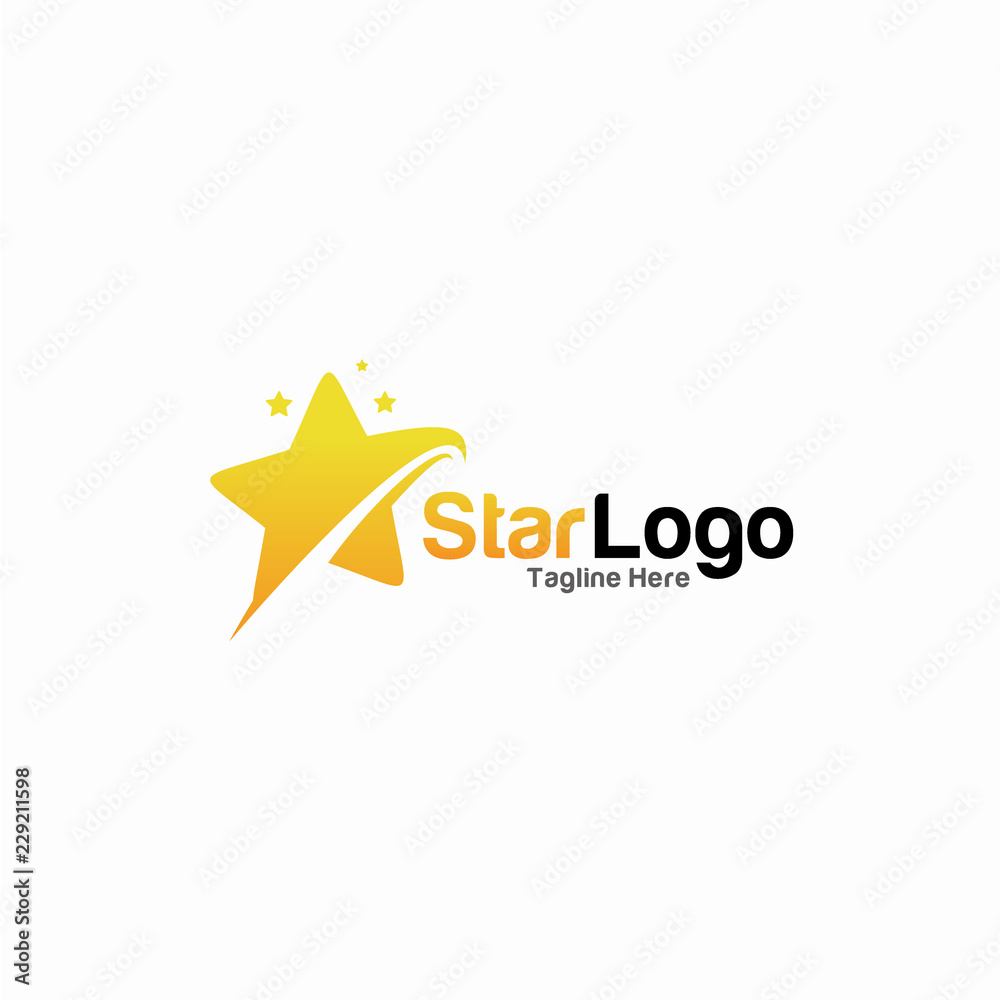 Obraz premium Star Logo design concept. Education logo template