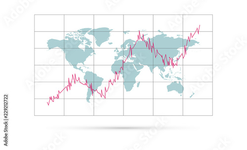 grafico economia, istogrammi, statistiche