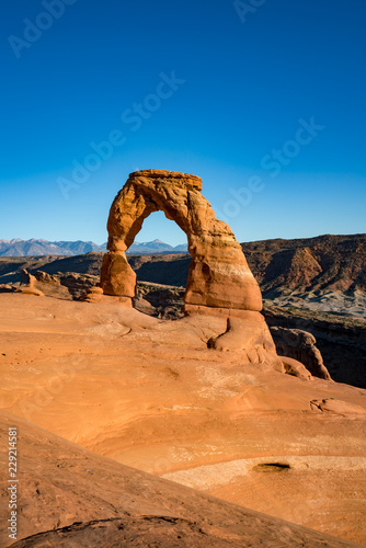 Canvas Print Delicate Arch in Arches National Park Utah, USA