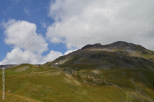  mountain landscape with shadow of clouds