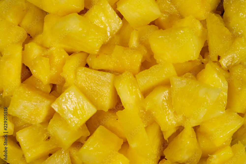 Background of the pineapple slices