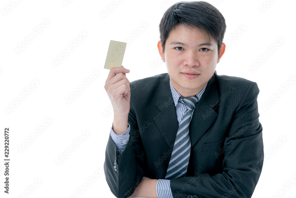 business asian man hand hold credit card ready to shopping business ideas concept business asian man hand hold credit card ready to shopping business ideas concept