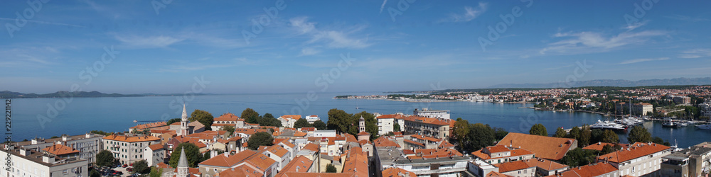 Altstadt von Zadar, Panoramabild