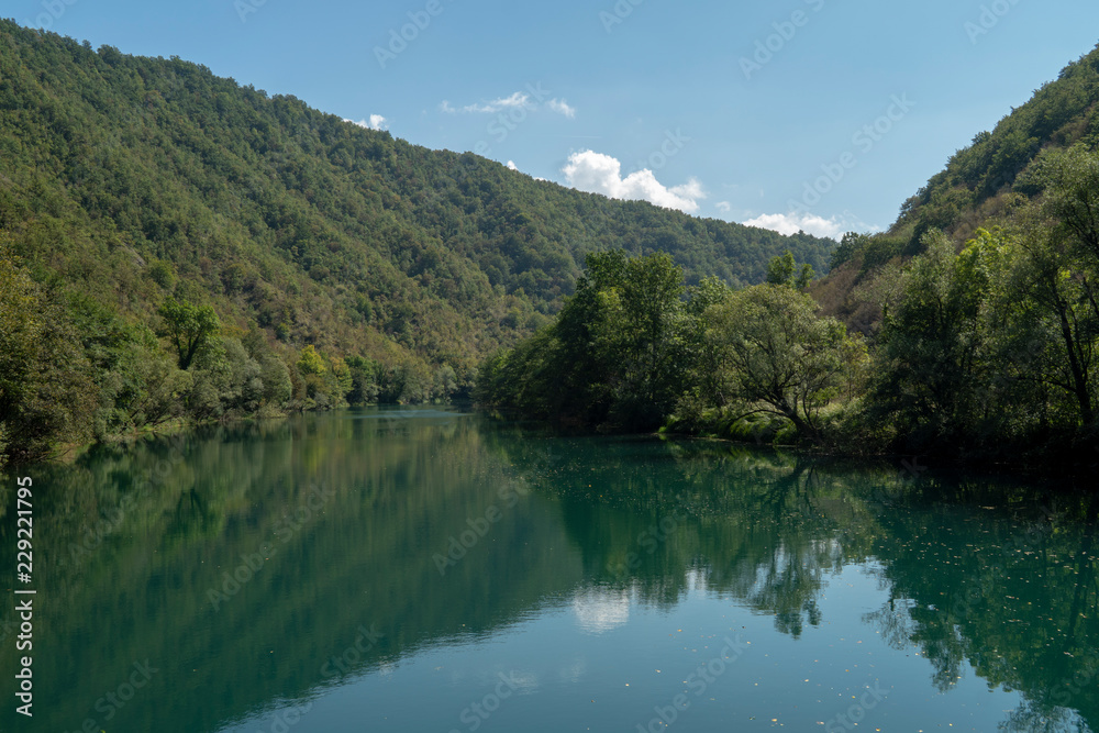 Flusslandschaft der Una, Bosnien-Herzegowina