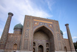 Madrasa Shir Doh at The Registan Ensemble, Samarkand, Uzbekistan
