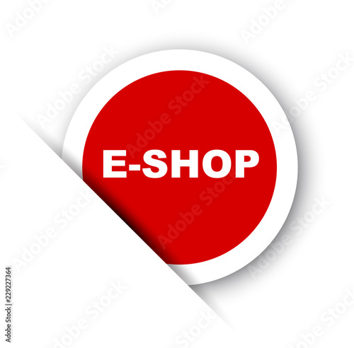 red vector banner eshop