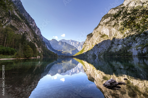 Fototapeta Naklejka Na Ścianę i Meble -  Obersee Berchtesgadener Land Nationalpark