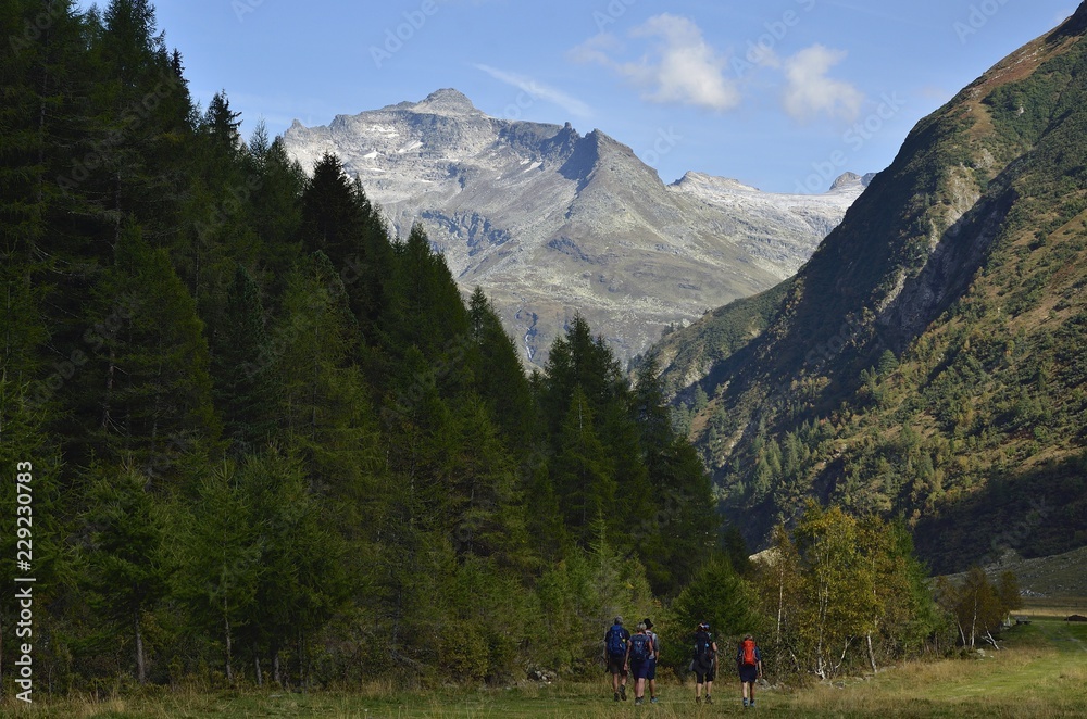 Wanderer imTauerntal, Innergschlöß