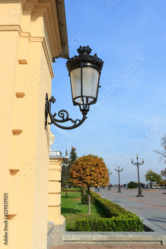 Lantern in the Mariinsky Palace in Kiev photo