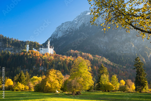 Neuschwanstein im Herbst photo
