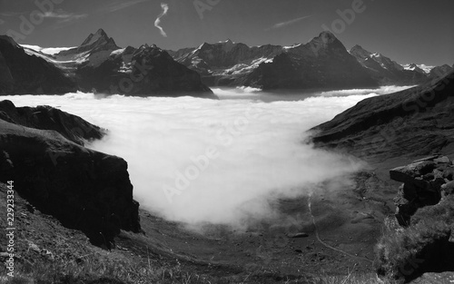 Alpen  Wandern  Berner Oberland  Eiger M  nch Jungfrau  Grindelwald  Schweiz