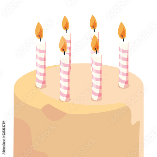 cake with candles celebration birthday