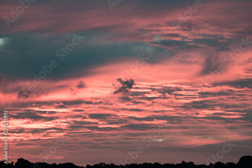 Fototapeta Naklejka Na Ścianę i Meble -  Dramatic sunset and sunrise sky.