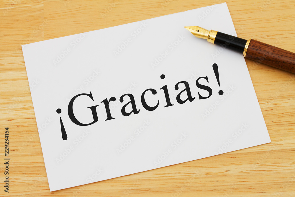 Spanish thank you message Spanish thank you message