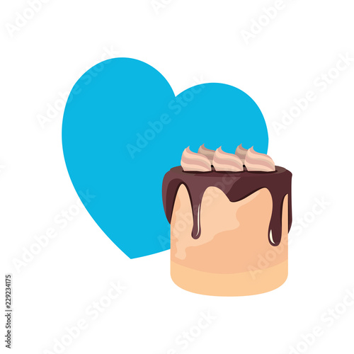 celebration birthday cake ad love heart