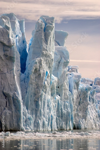 Partial view of the Perito Moreno Glacier
