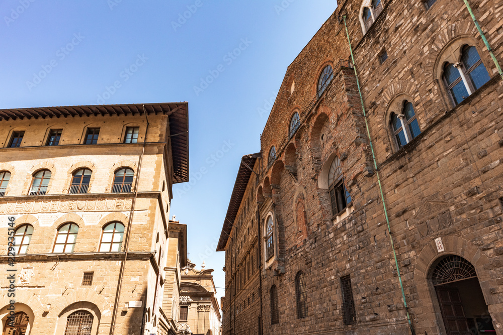 view of florence street in italy