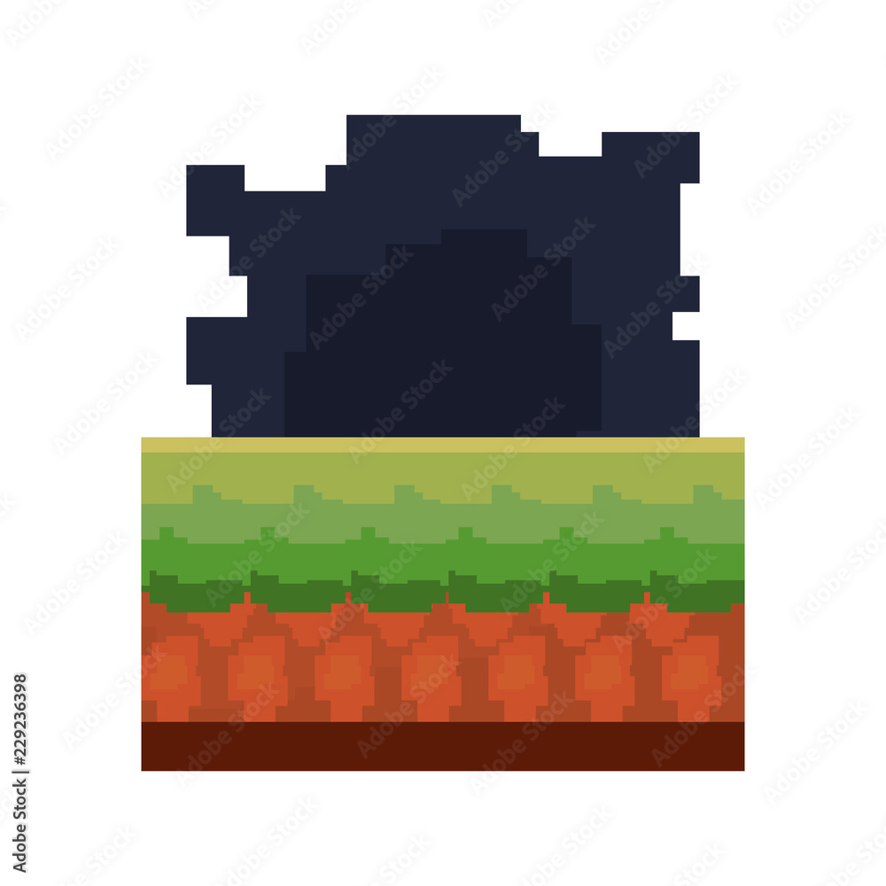 pixel video game