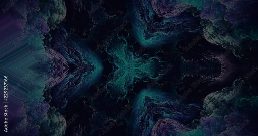 VJ Loops 4 - Hypnotic kaleidoscope visual loops for concerts, night clubs, music videos, events, shows, fashion, holidays, exhibitions, LED screens, projection mapping - seamless looping.