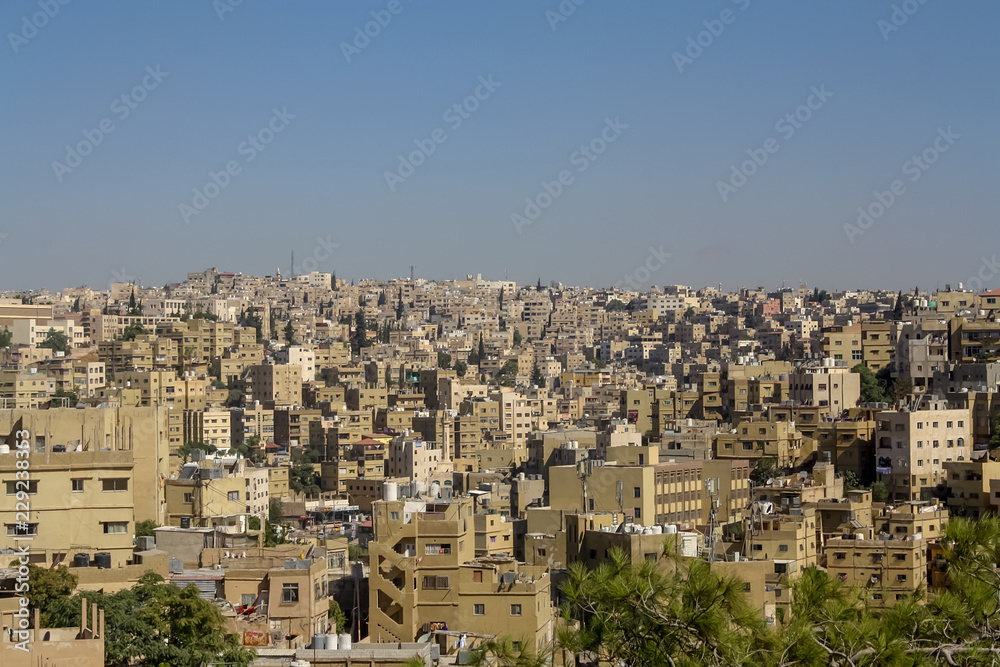 View of the city of Amman - Jordan