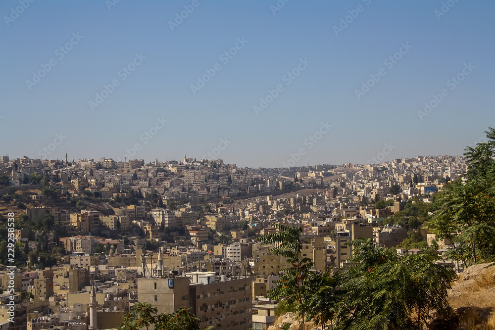 Aerial view of Amman - Jordan