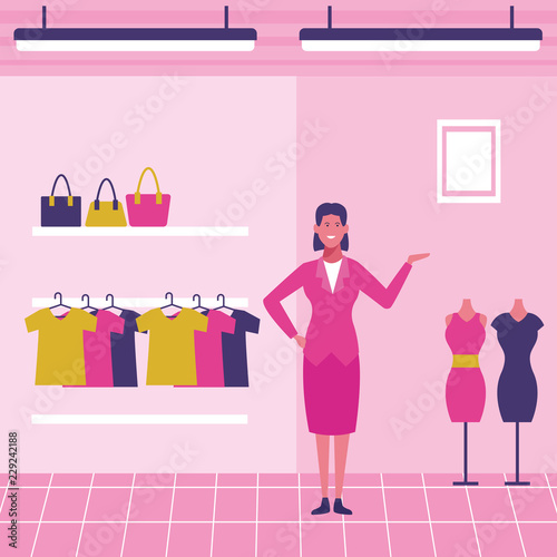 Clothing store staff