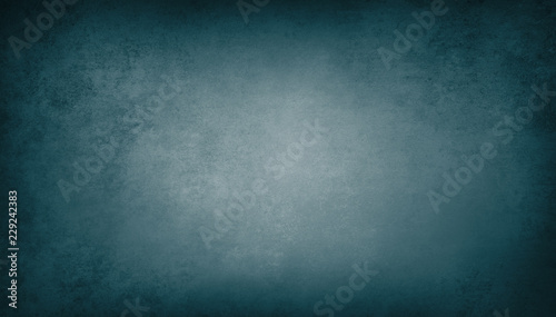 Blue textured concrete wall background. Copy space