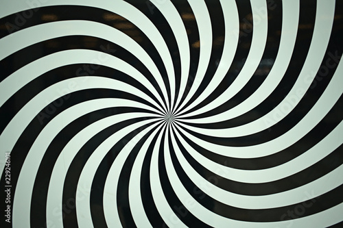 spiral burst abstract black and white  illusion stripe  twist optical pattern
