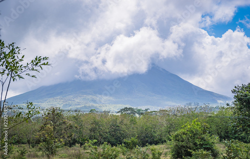 volcano landscape